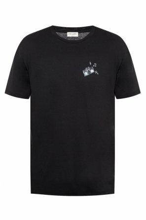 Patterned t-shirt, zdjęcie 1 Patterned t-shirt od Saint Laurent